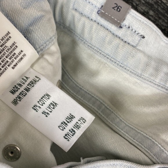 Citizens of Humanity Blue Rocket Crop High Rise Skinny Jeans NEW 26 - Picture 7 of 9